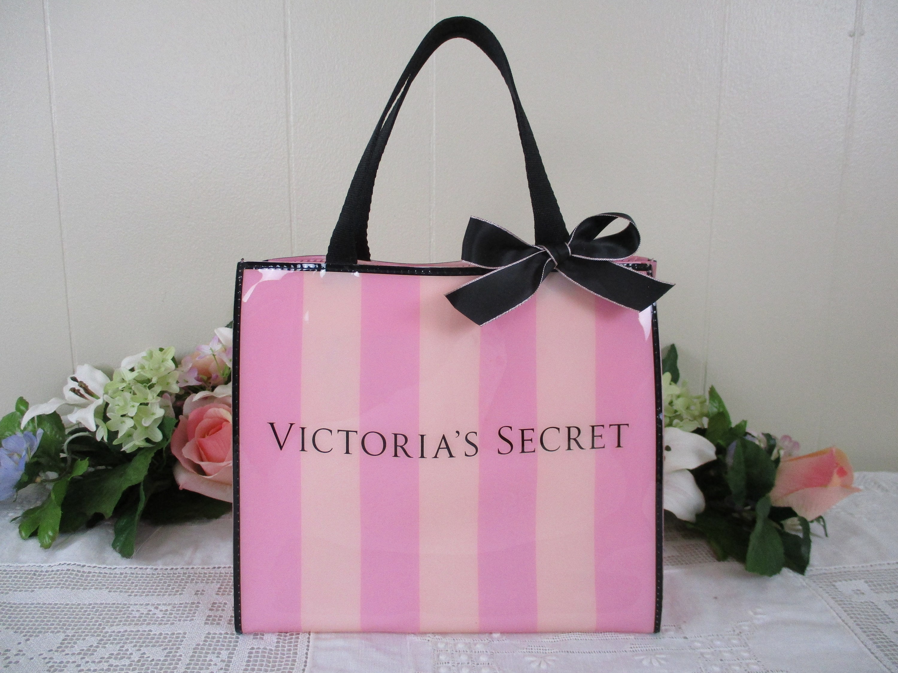 Vintage Victoria s Secret Plastic Shopping Handbag Keepsake Gift Bag