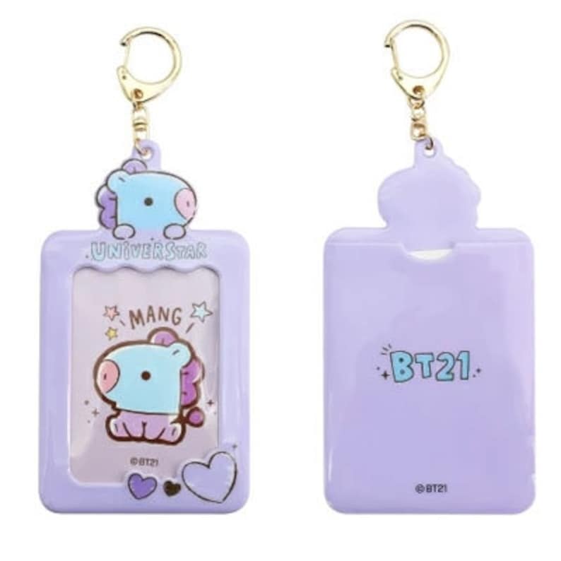 BT21 Photo Holder with Sticker and a Picture Key Chain BTS - Etsy