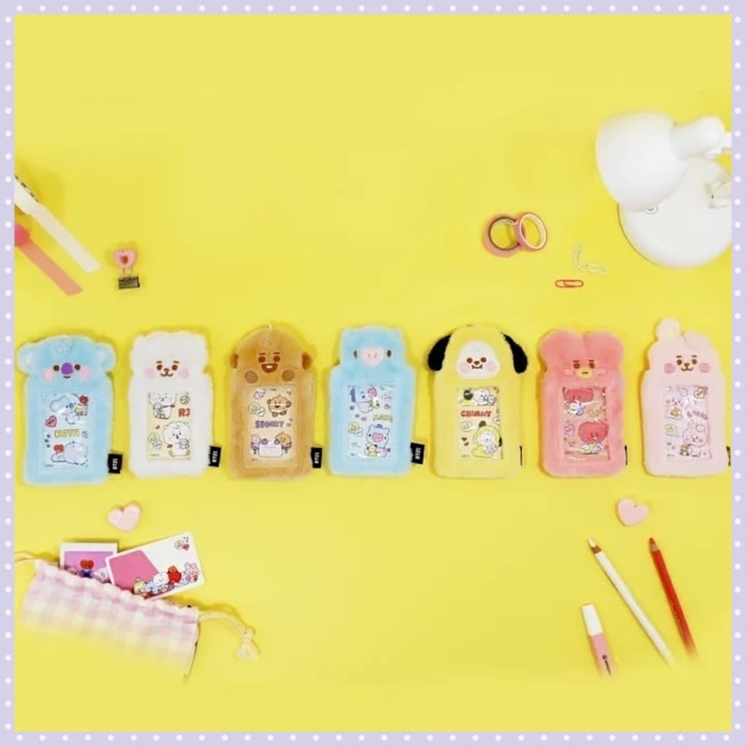 Fluffy BT21 Photo Holder Version2 (with Sticker and a