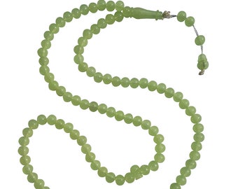 Glow-in-the-Dark Plastic Tasbih with 8mm Beads - Sturdy Islamic Light Weight Muslim Prayer Beads - Fits Over the Head