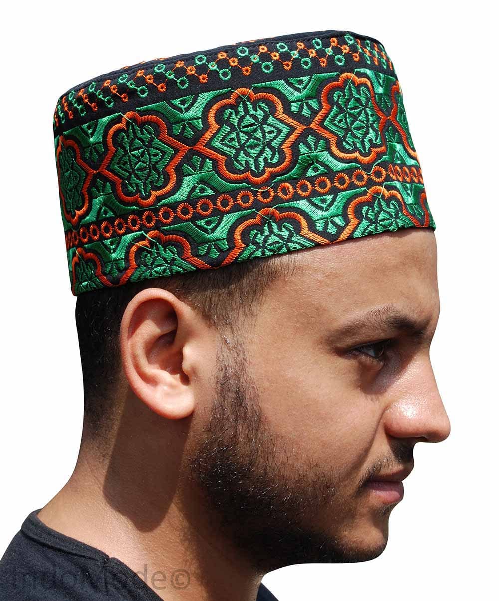 Tall Omani Arab Style African Skull Cap 