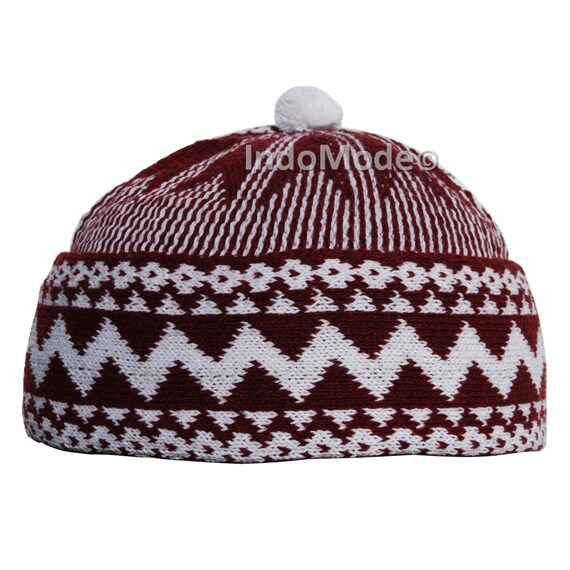 mens maroon beanie hat