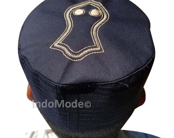 Dark Blue Semi-stiff Nalain Pak Shareef 