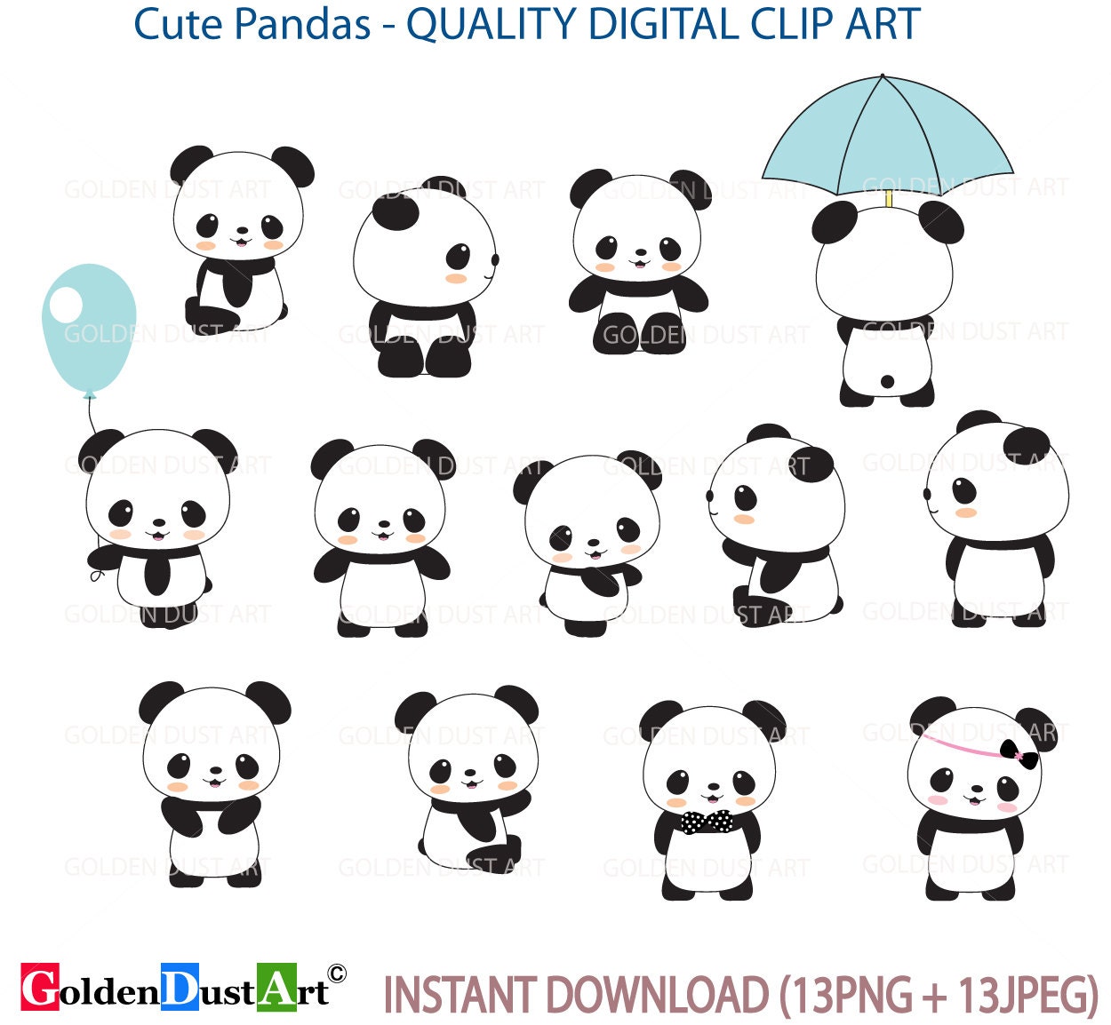 Cute panda, Panda artwork, Kawaii panda