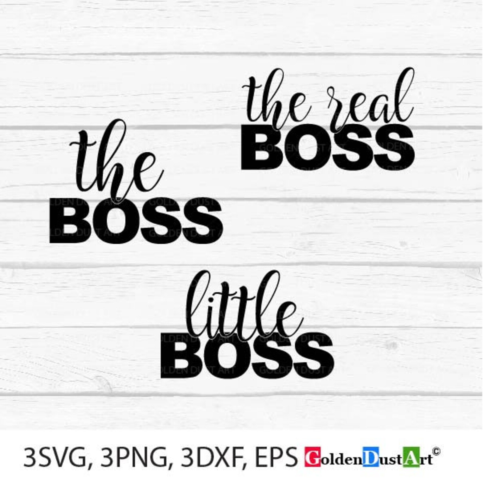 The real Boss Svg The Boss Svg Little Boss Svg Boss Svg Etsy