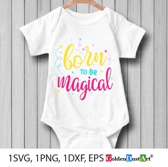 Download Born To Be Magical Svg Unicorn Svg Unicorn Rainbow Magical Etsy