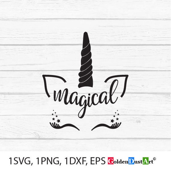 Unicorn Magical Svg Unicorn Head Svg Unicorn Clip Art Etsy