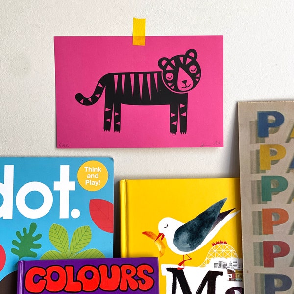 Hand Pulled Print Etsy