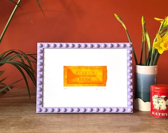 Yellow Brick Road Screenprint: Art Print / Half tone Pop Art / Wizard of Oz