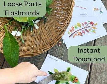Nature Play Loose Parts Nature Craft Naturalist Outdoor Nature Activity for Kids Forest School Montessori Inspired Activities Outdoor Play