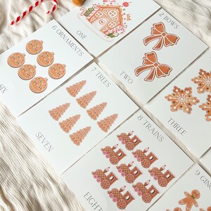 Gingerbread Activity Pack Gingerbread Theme Counting Cards Christmas ...