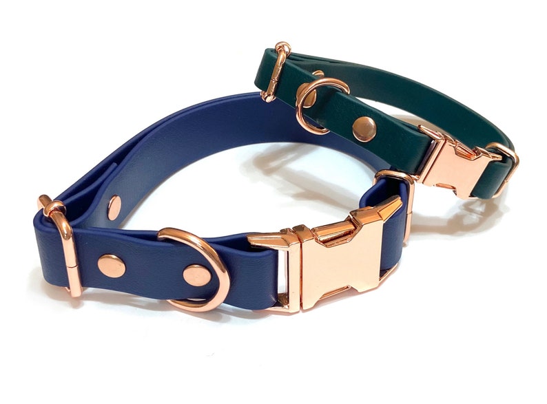 Custom standard biothane dog collar with quick release Etsy
