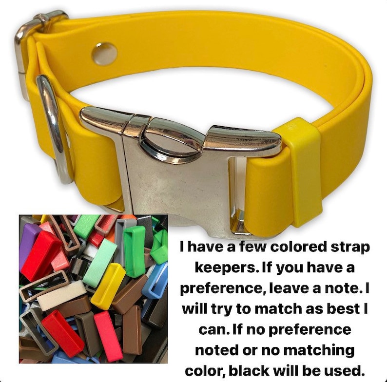 Custom Standard Biothane Dog Collar With Quick Release Etsy