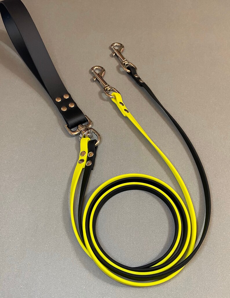 Double swivel biothane dog leash Etsy