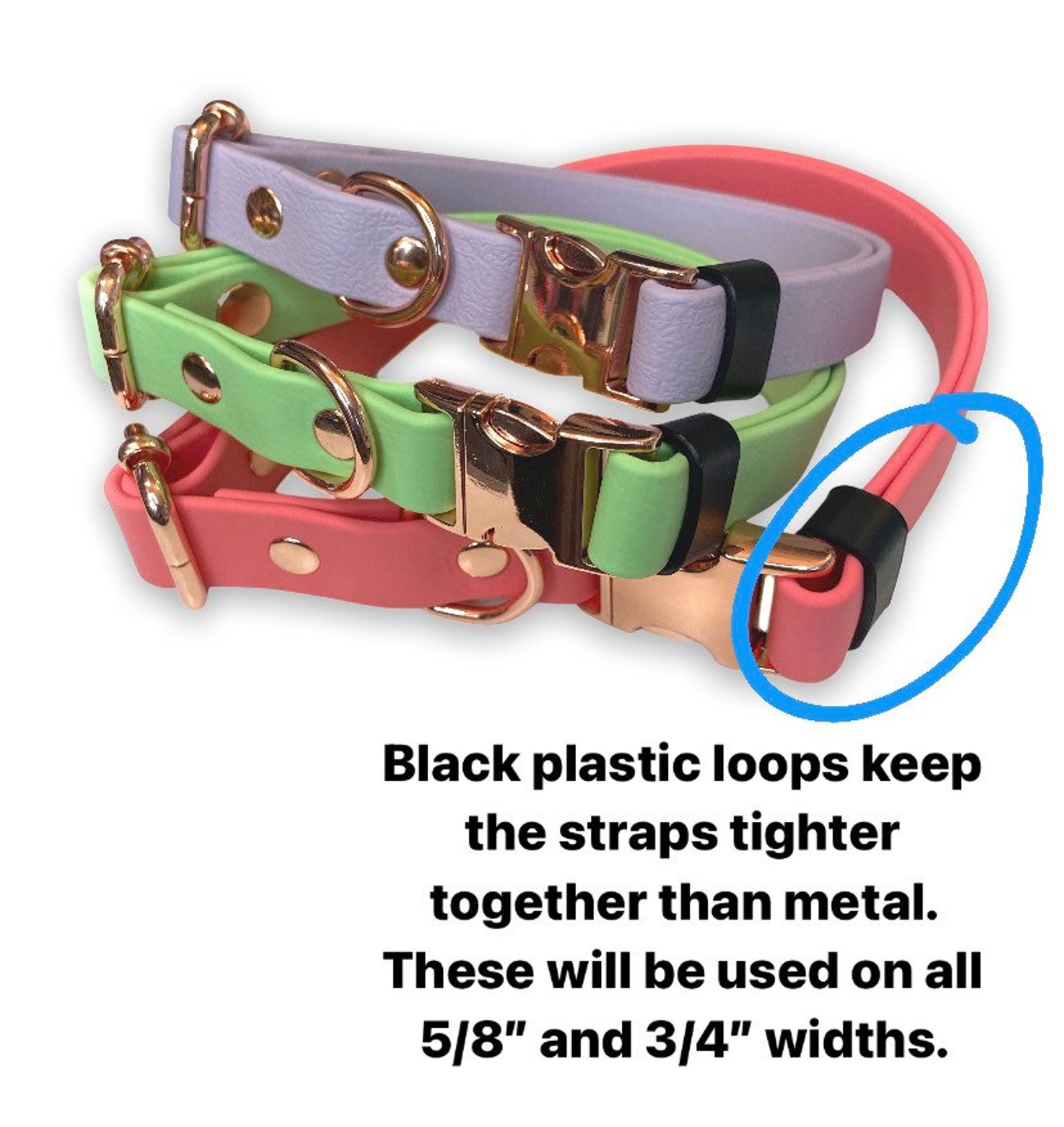 Custom Standard Biothane Dog Collar With Quick Release Etsy