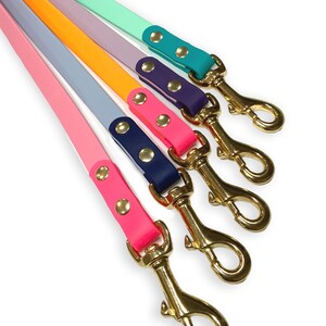 Two tone Custom biothane dog leash image 8