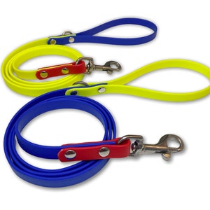 Two tone Custom biothane dog leash image 4