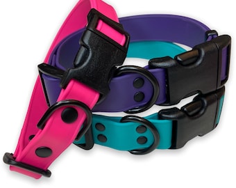 Adjustable (smooth) BIOTHANE dog collar (smaller sizes now available)