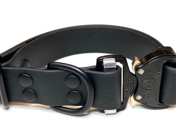 Custom Cobra Buckle Biothane Dog Collar Etsy