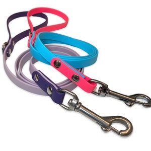 Two tone Custom biothane dog leash