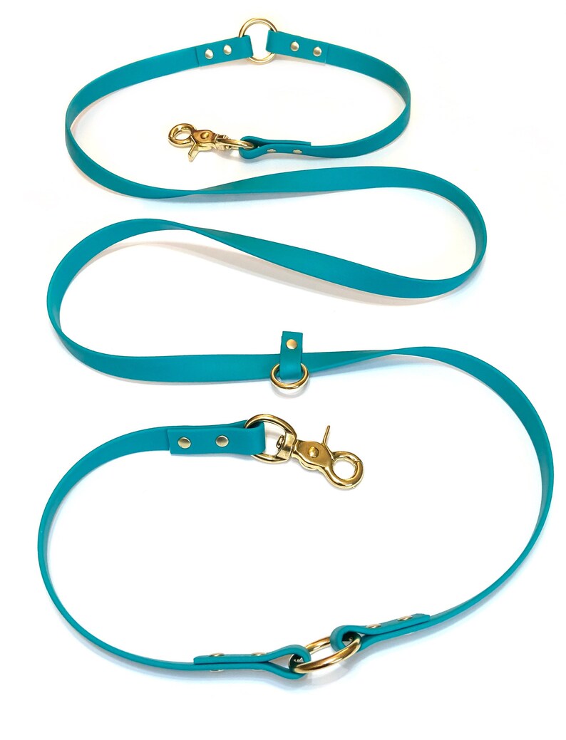Multifunction Hands Free Biothane Leash Etsy