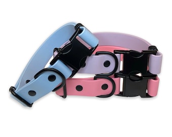 Custom standard biothane dog collar with quick release