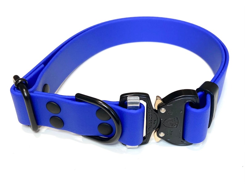 Custom cobra buckle biothane dog collar Etsy