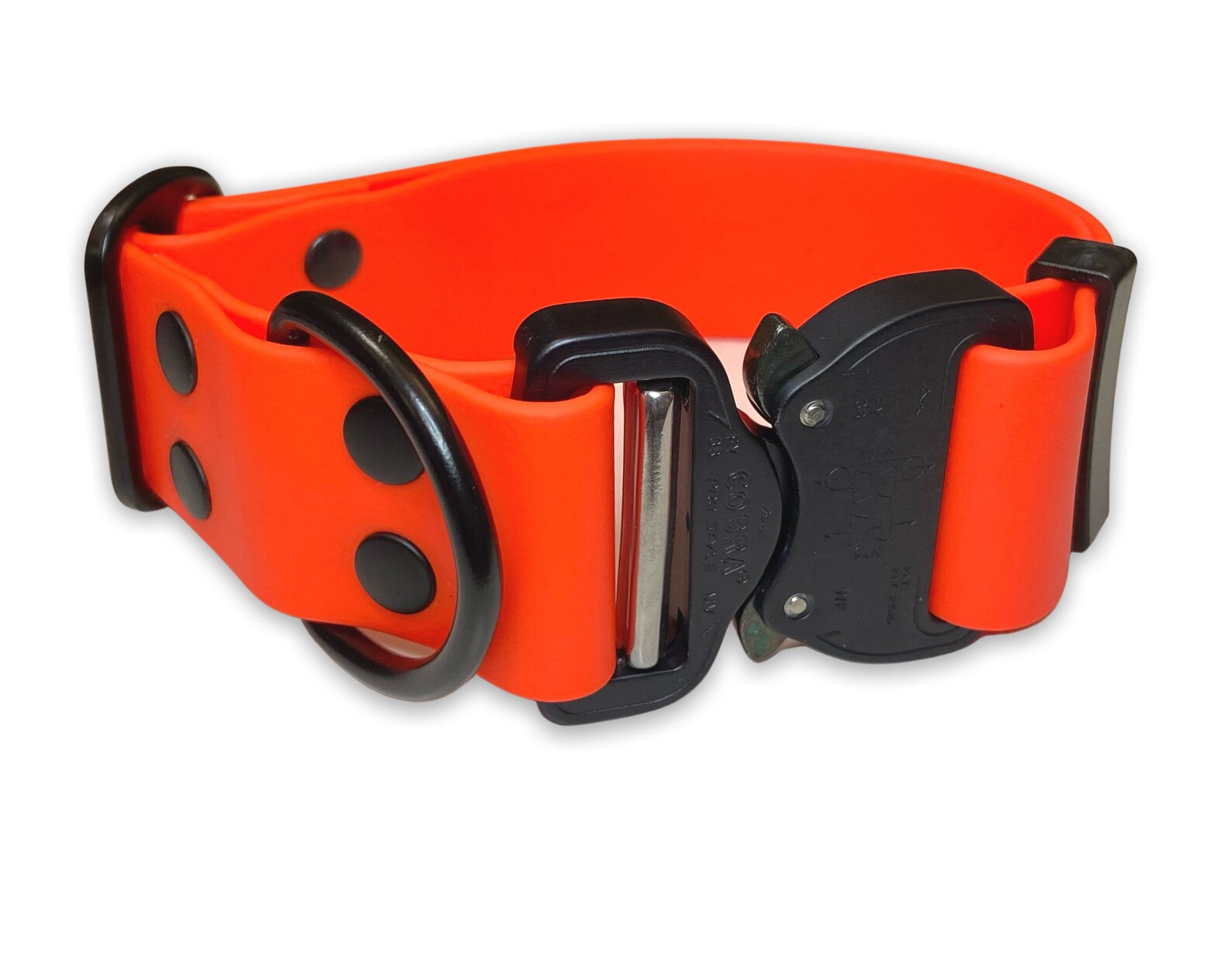 Custom Cobra Buckle Biothane Dog Collar Etsy