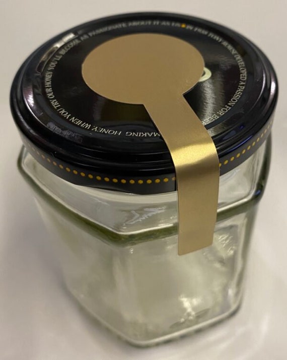 Lollipop-Shaped Tamper-Evident Seals For Honey Jars & Containers