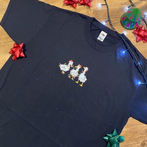 Magliette o felpe divertenti con anatre di Natale con aggiunta opzionale di una scatola regalo di cioccolatini - 981