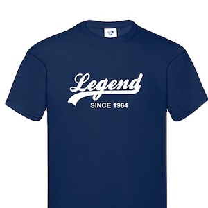 Legende seit 1964 T Shirt - 60.Geburtstag Geschenk aus weicher Baumwolle oder Hoodie - Vatertag, Weihnachtsgeschenk - Geschenk für Opa, 757
