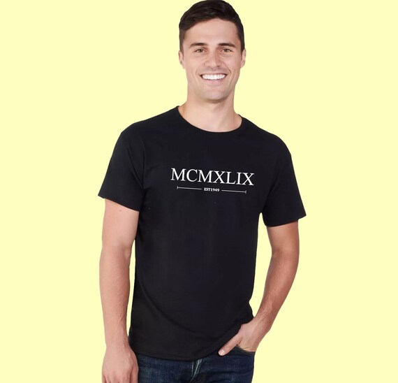 Mcmxlix (Vintage White) 1949 70th Birthday Gift T-Shirt Mcmxlix (Vintage White) 1949 70th Birthday Gift T-Shirt