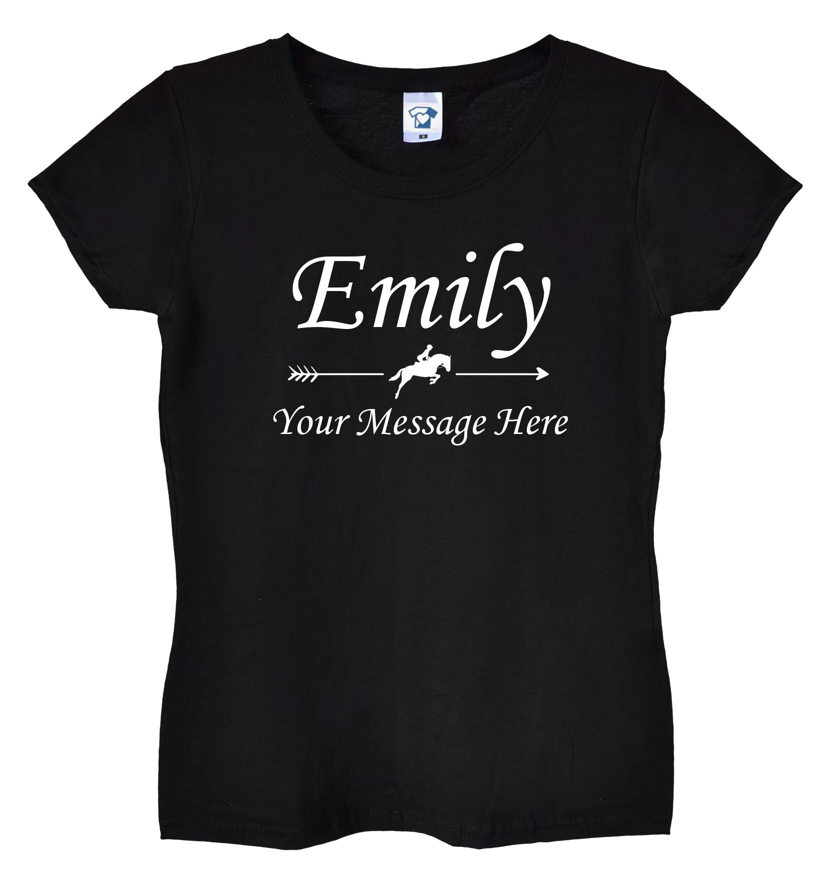 Cute Personalised Horse Riding T Shirt for Girls Customised Etsy UK