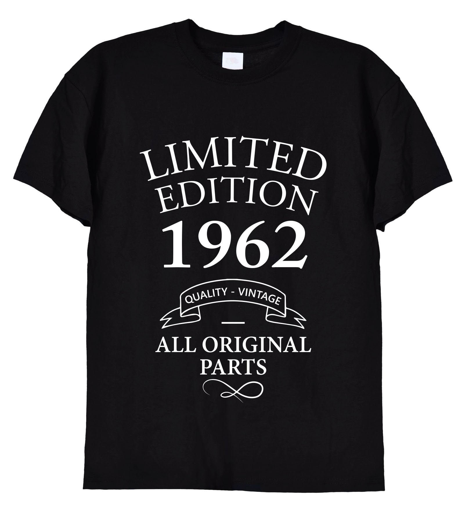 Limited Edition 1962 Birthday Present T Shirt, Funny Bday Gifts For Men Or Women, Mum, Dad, Grandad, Vintage Old Men, 60Th, 61st, 59Th, 430