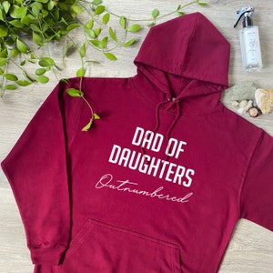 Papa von Töchtern Hoodie, Vatertagsgeschenkidee, Themed Best Daddy Ever Sweatshirt Lustiges Geschenk Set, Top Gun Jumper T Shirt Inspiration, 547