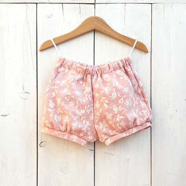 Bébé Bloomers, filles bulle shorts, tout-petits shorts filles, bloomers filles vêtements filles rose Shorts