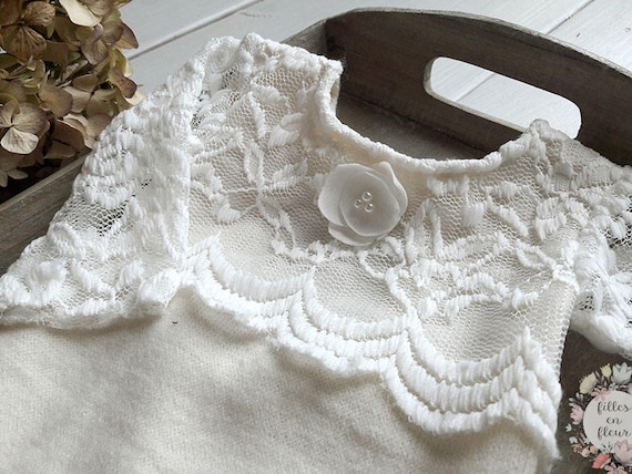 photo session props Baby lace prop Newborn photo prop photo romper dainty romper Newborn white romper lace things props Neutral