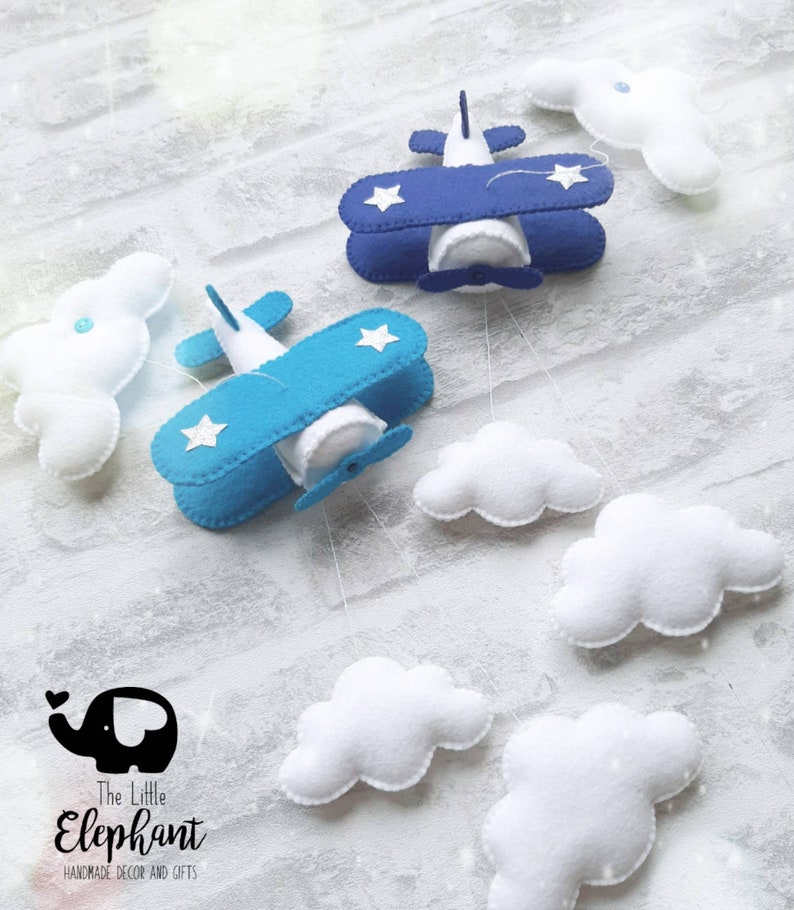 Airplane Nursery Mobile New Baby Gift Aeroplane Nursery Etsy UK
