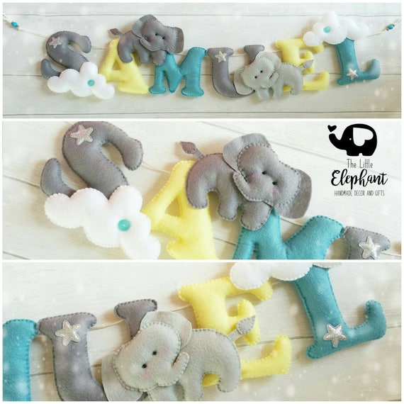 elephant bunting for nursery
