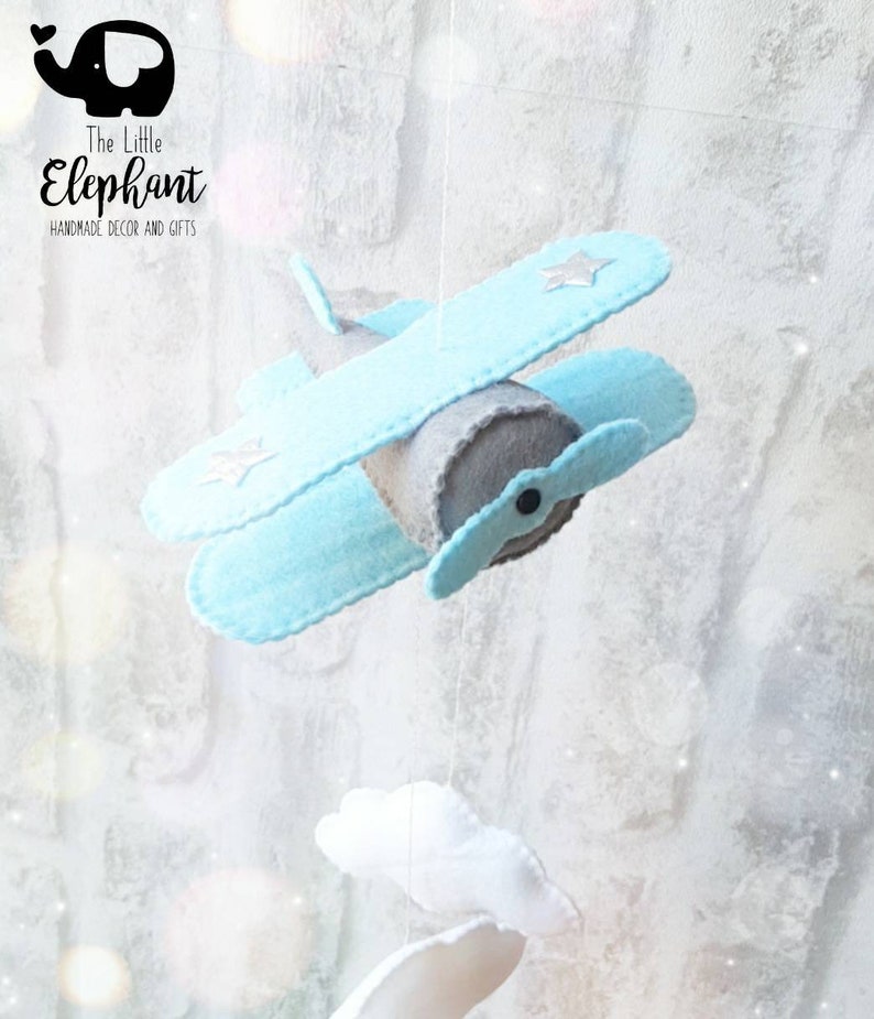 Airplane Nursery Mobile New Baby Gift Aeroplane Nursery Etsy UK