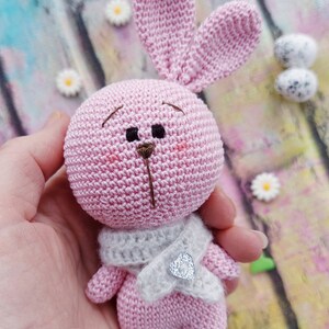 Crochet bunny, Amigurumi Bunny, Handmade Crochet Animal, Stuffed Animal Perfect Gift for Easter, Birthday Gift, Easter Bunny