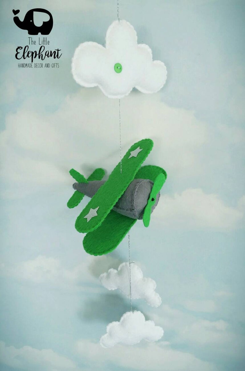 Airplane Nursery Mobile New Baby Gift Aeroplane Nursery Etsy UK