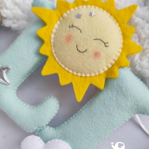 Sun and moon nursery name banner image 3