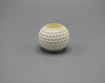 Golfball shape  Meerschaum bowl for Falcon pipes,block meerschaum,handmade NEW , Carved in Turkey #517