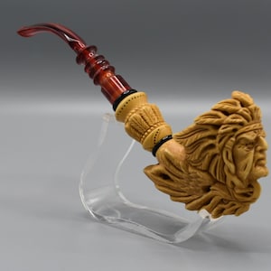 indian pipe tobacco Mini Paykoc Genuine Block Meerschaum No Case M60018L Extra Long Churchwarden Tobacco Pipe