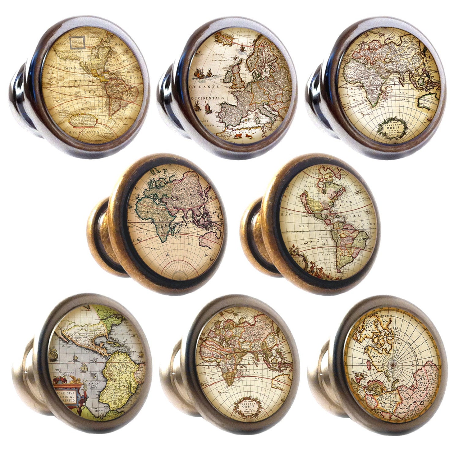 Zinc Alloy Knobs Nautical 30mm Cupboard Drawer Door Handles Decorated Zinc Alloy Knobs Nautical 30mm Cupboard Drawer Door Handles Decorated