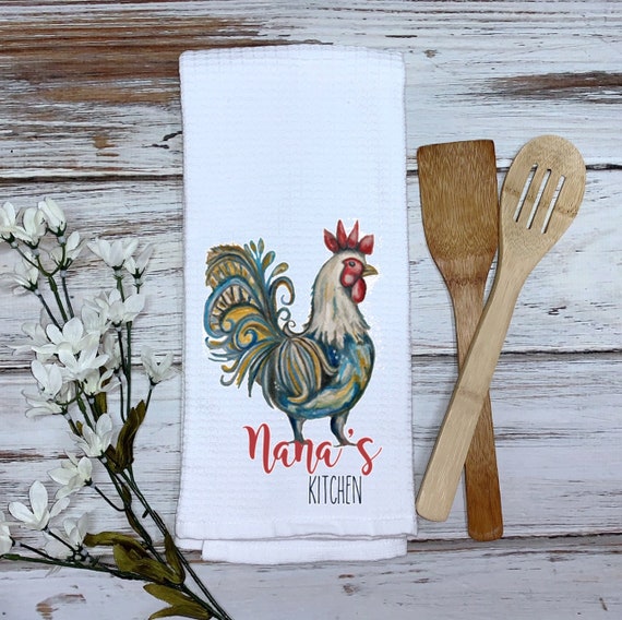 rooster kitchen towels