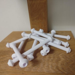 3D-printed bobbins for weaving
