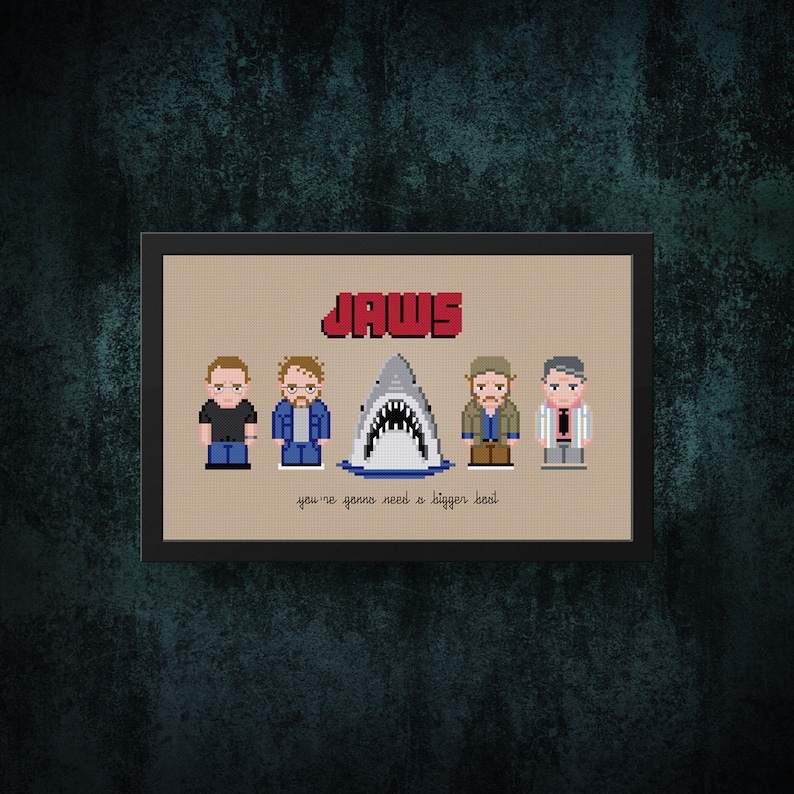 Jaws Cross Stitch Pattern Pdf