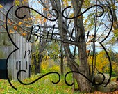Digital Backdrop Old Barn Vermont